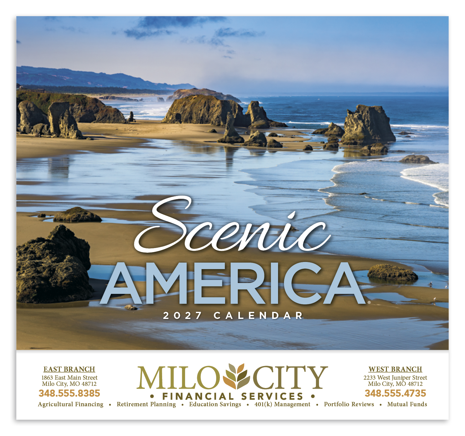 HotLine® Products Scenic America® Appointment Calendar - Stapled 31