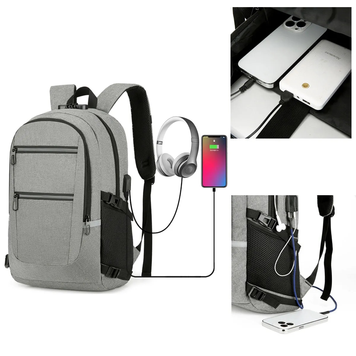 Anti-Theft Travel Laptop Backpack 5