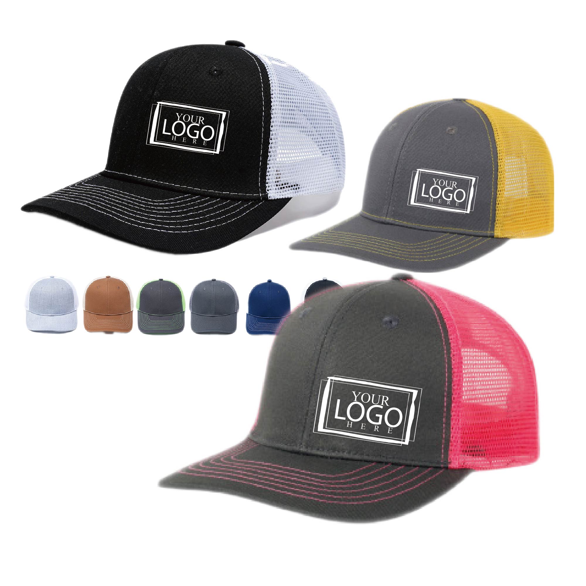 Adjustable Mesh Back Trucker Cap 1