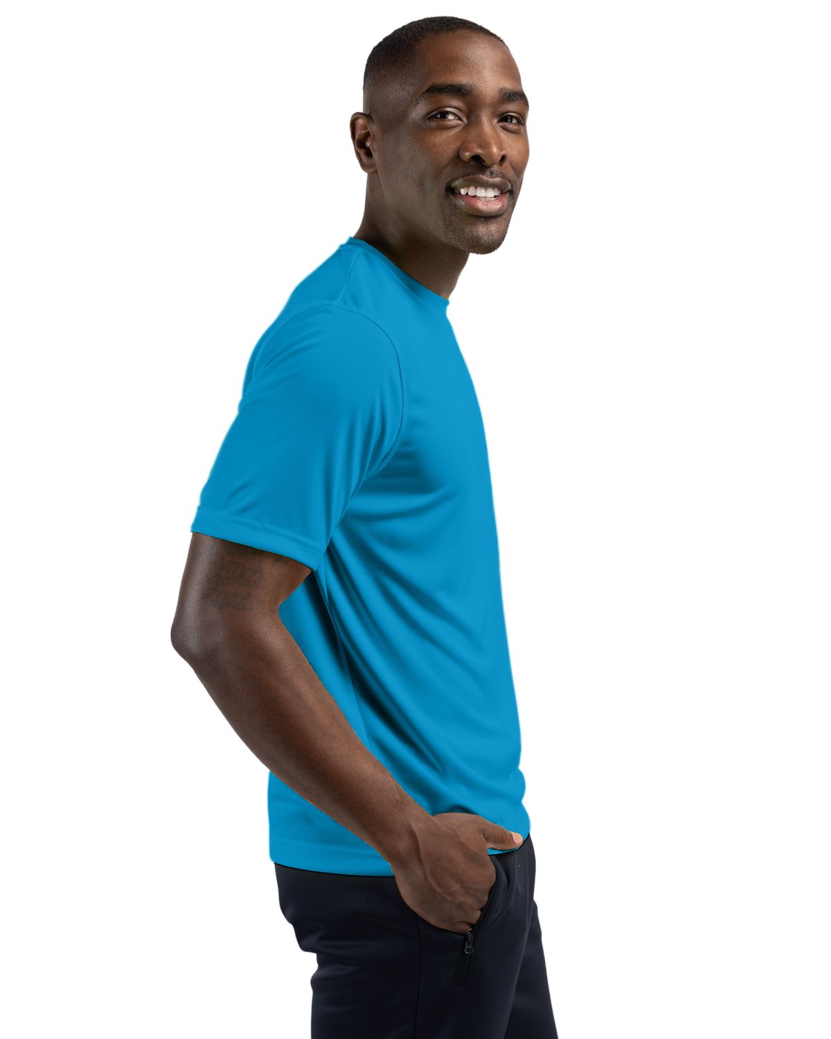 Clique Spin Solution-dyed Performance Jersey Mens Short Sleeve Tee 34