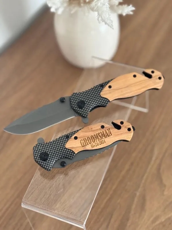 Engraved Pocket Knife Made in USA 1