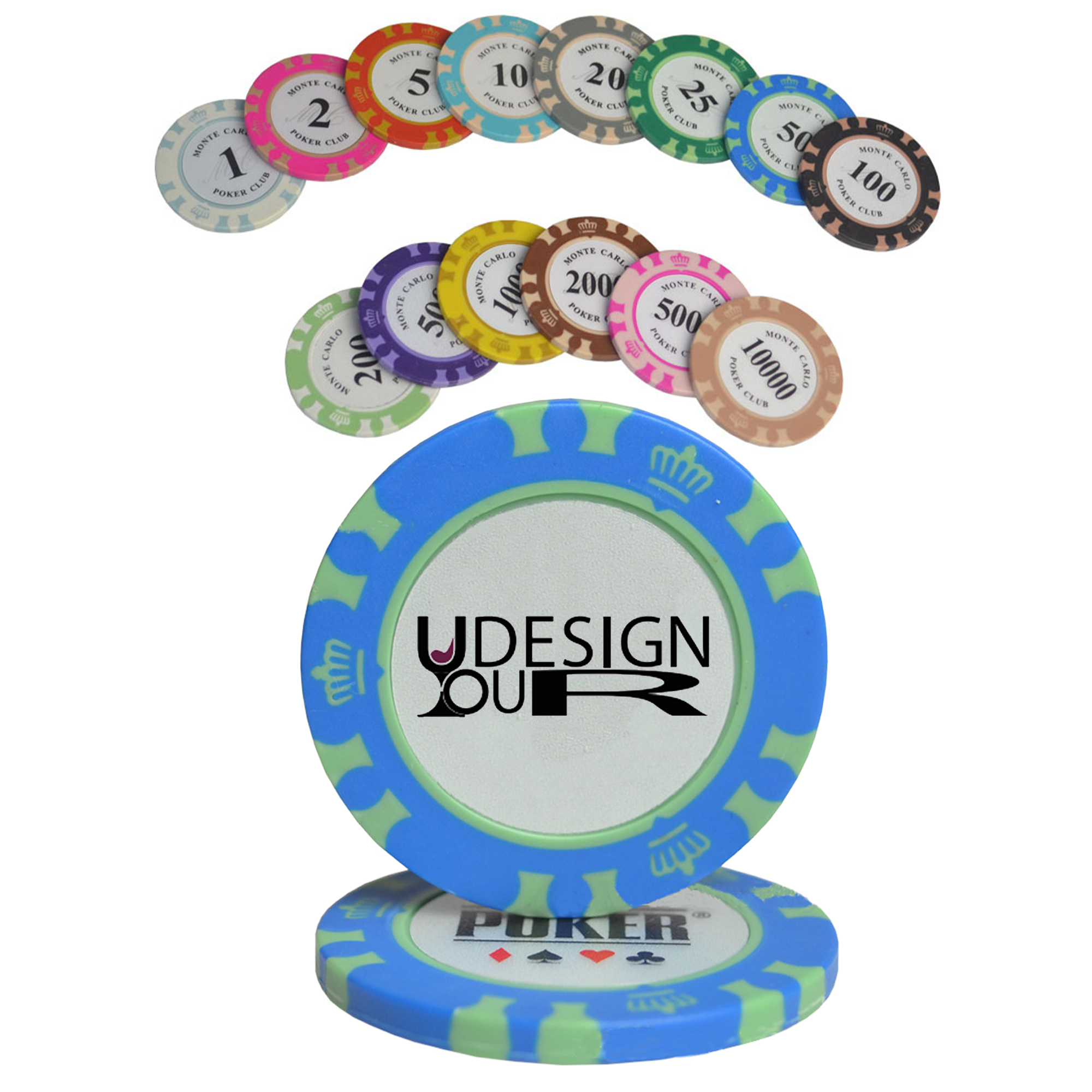 Premium Clay Composite Poker Chips 3