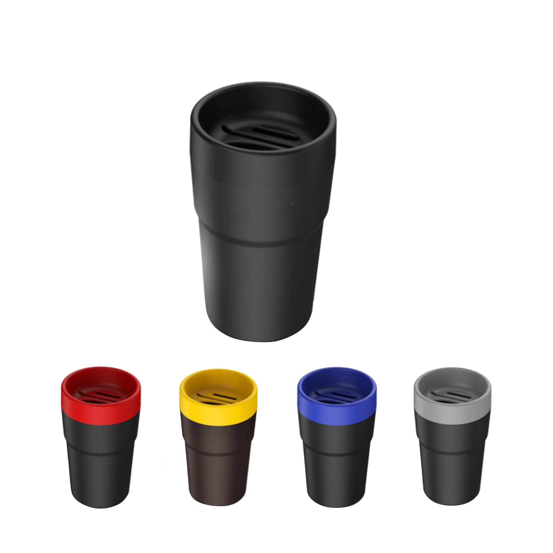 Multi-function Car Cup Holder Garbage Can 1