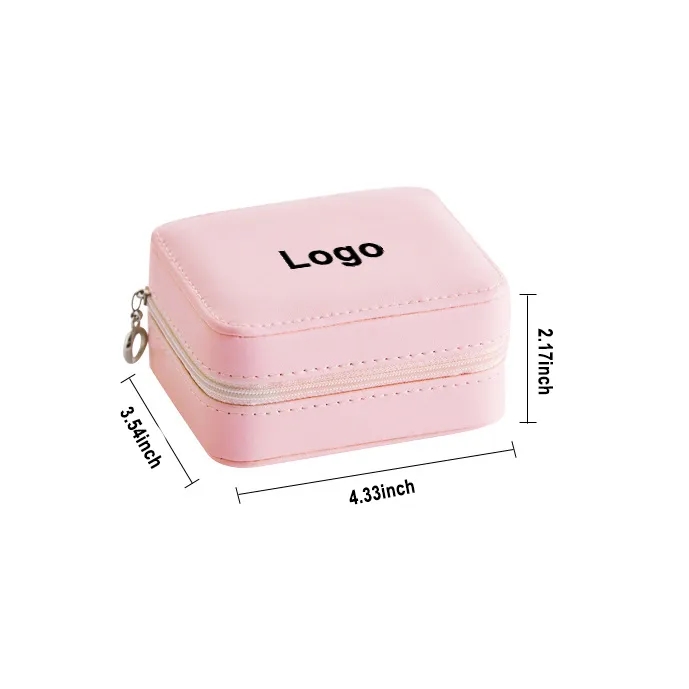 Travel Jewelry Case with Mirror for Women 2