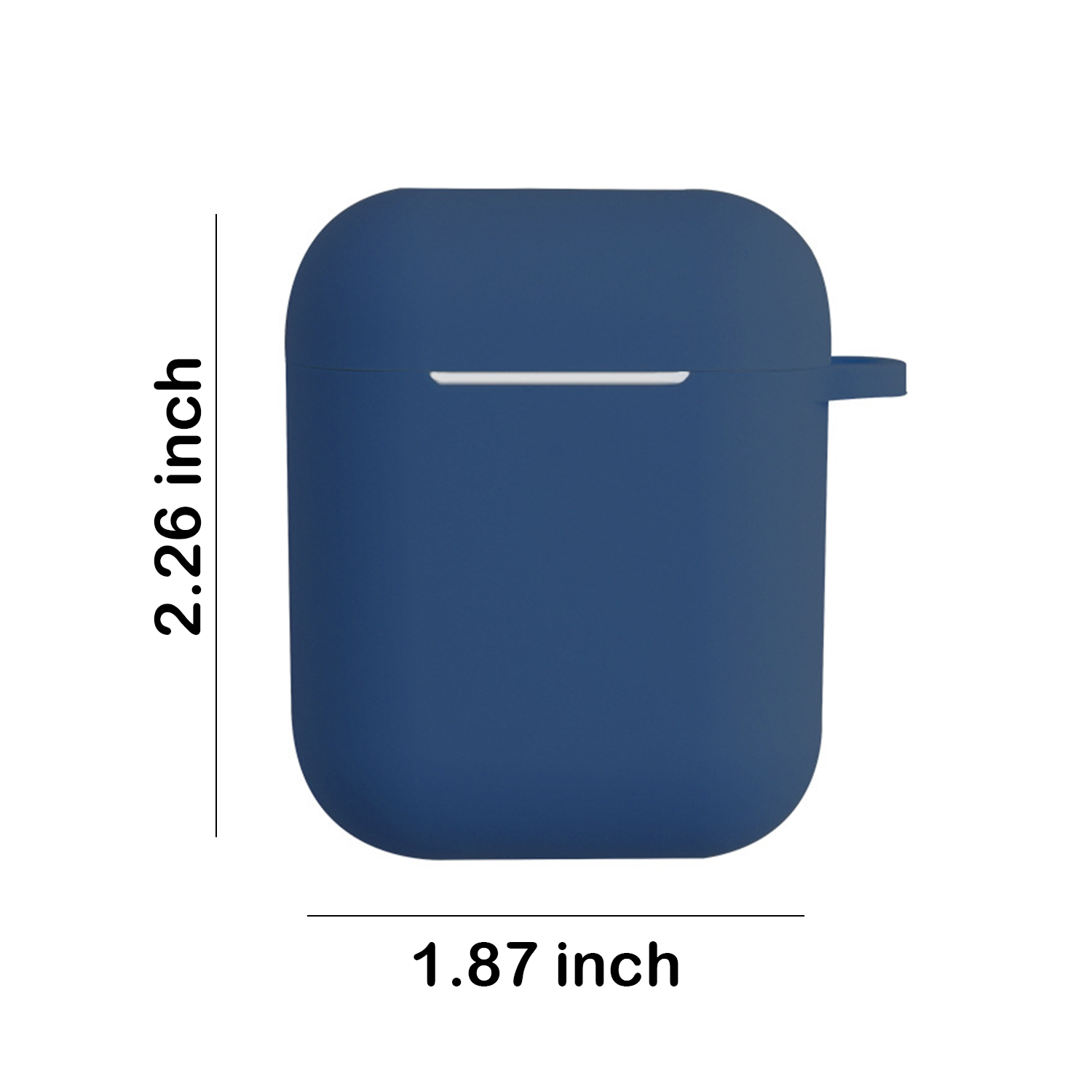 Earphone Case with Carabiner - Silicone, Compact Design 1