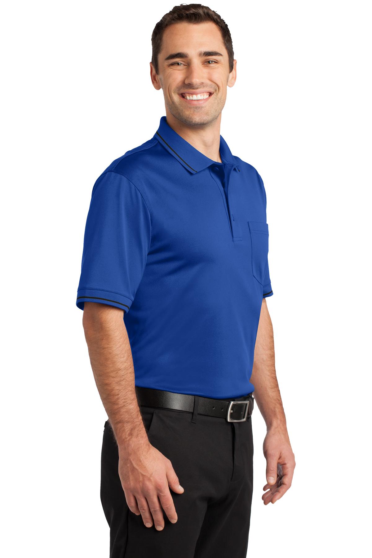CornerStone Select Snag-Proof Tipped Pocket Polo. CS415 18