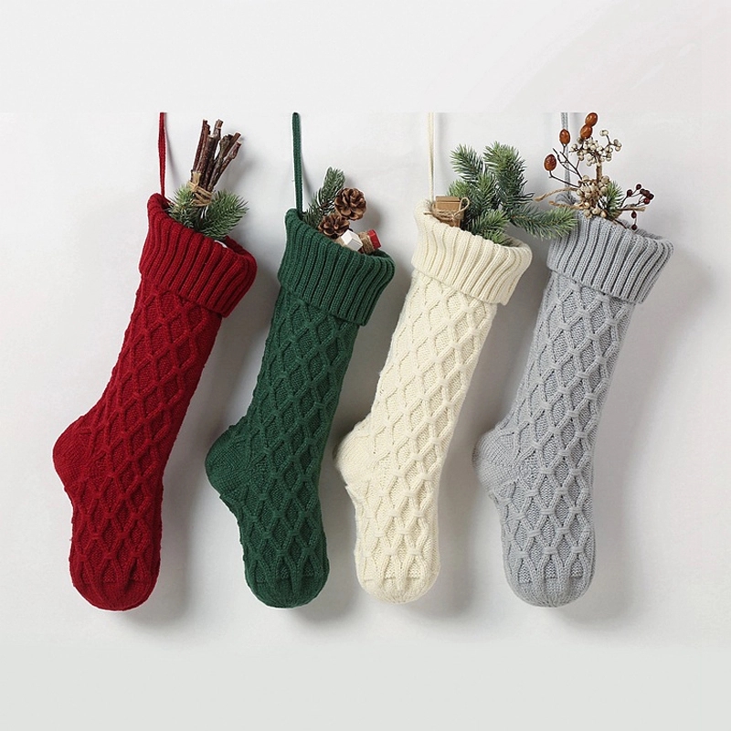 Knitted Christmas Stocking 1