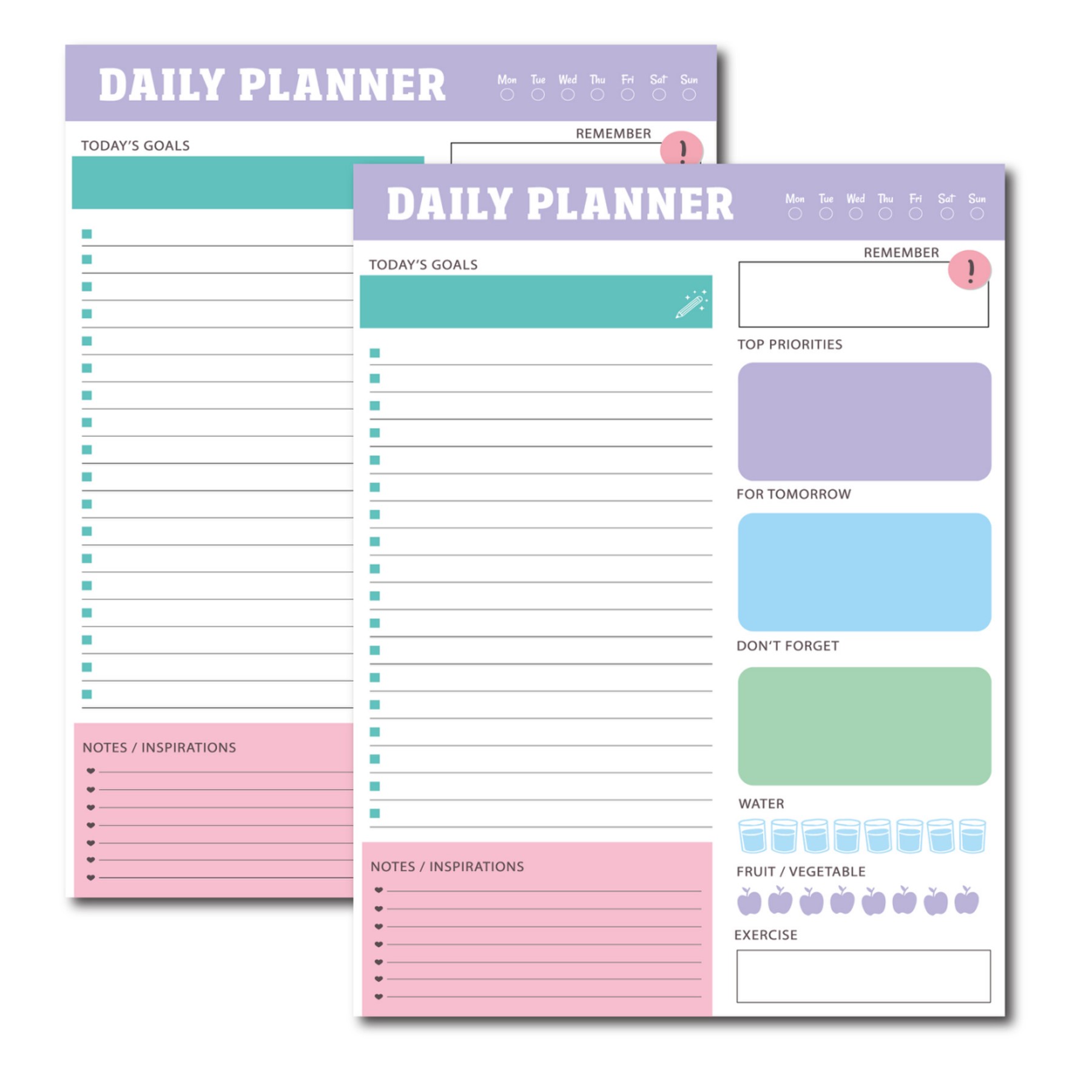 To Do List Notepad Daily Planner (direct import) 3
