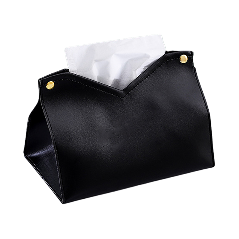 Custom PU Leather Car Napkin Case & Restaurant Tissue Box 8