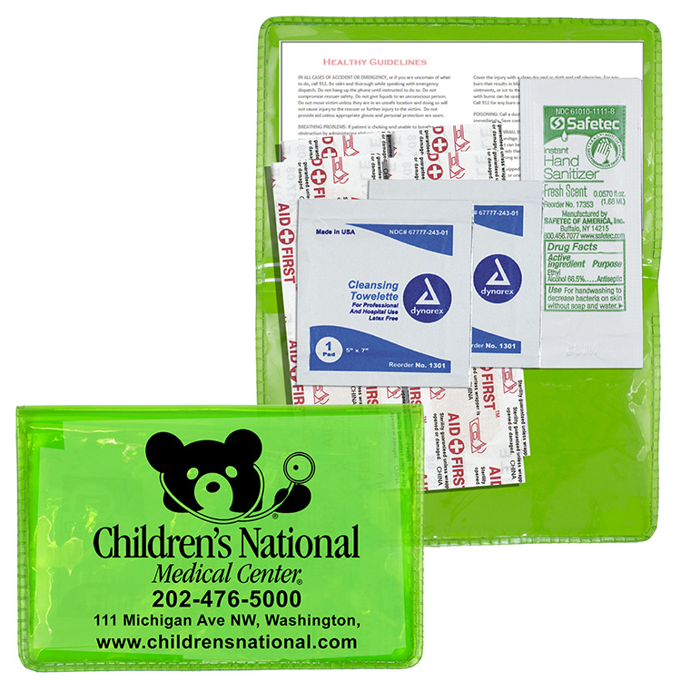 "MESS-NO-MORE" 8 Piece Stay Clean First Aid Kit 32