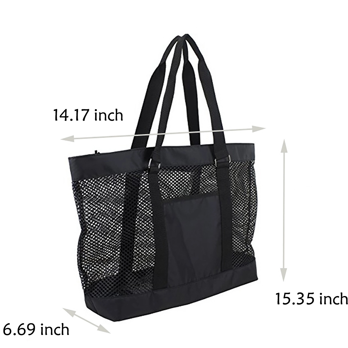 Oversized Mesh Beach Tote Bag 5