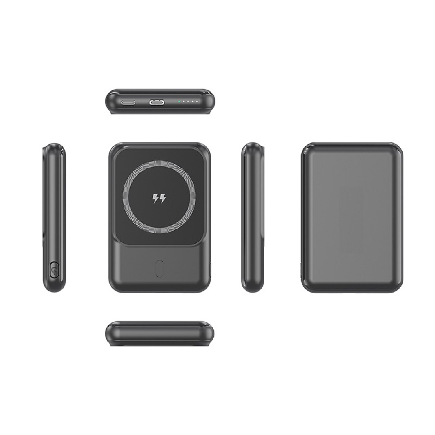 Magnetic Wireless Fast Charging Power Bank - 5000 mAh 12
