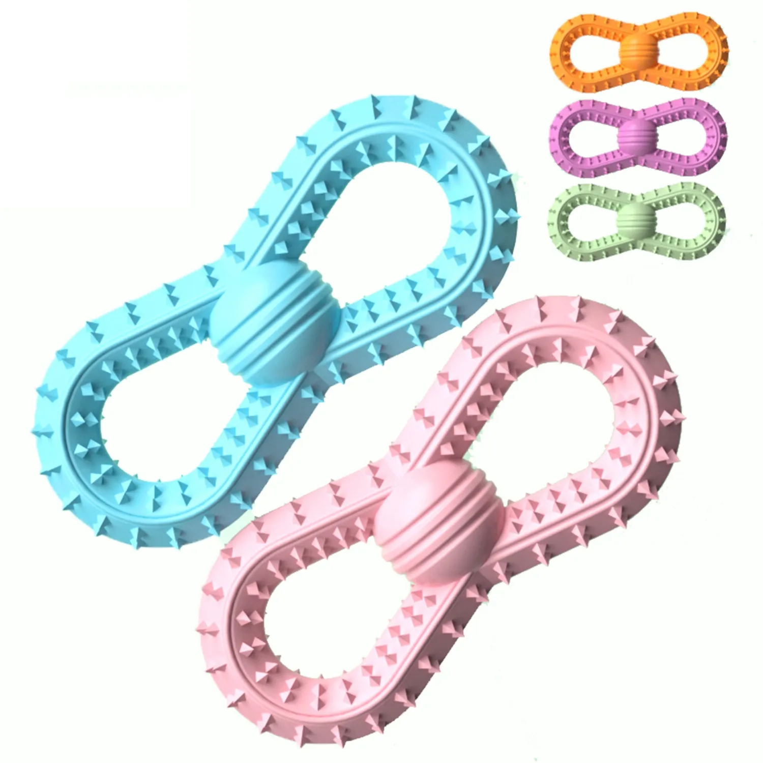 New Pet Tpr8 Shaped Ball Dog Toy Bite Ring 2