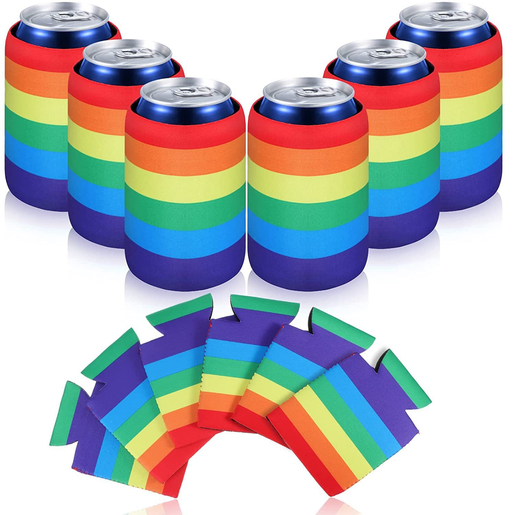 Neoprene Can Cooler Sleeve, custom koozie with logo imprint 1