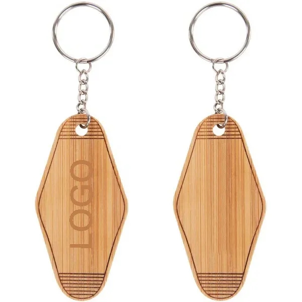 Bamboo Motel-style Key Chain 2