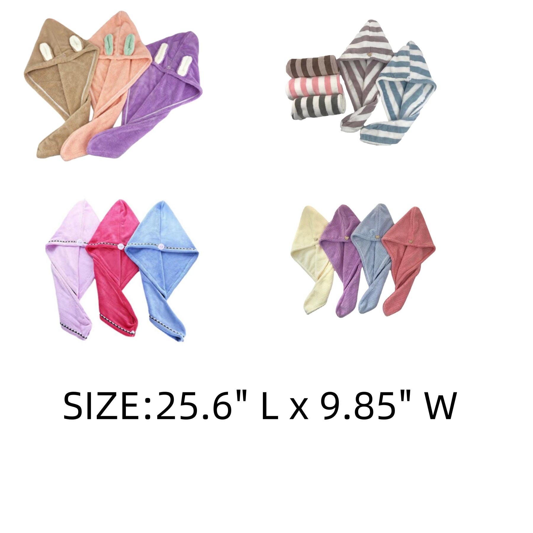 Super Absorbent Hair Towel Cap 2