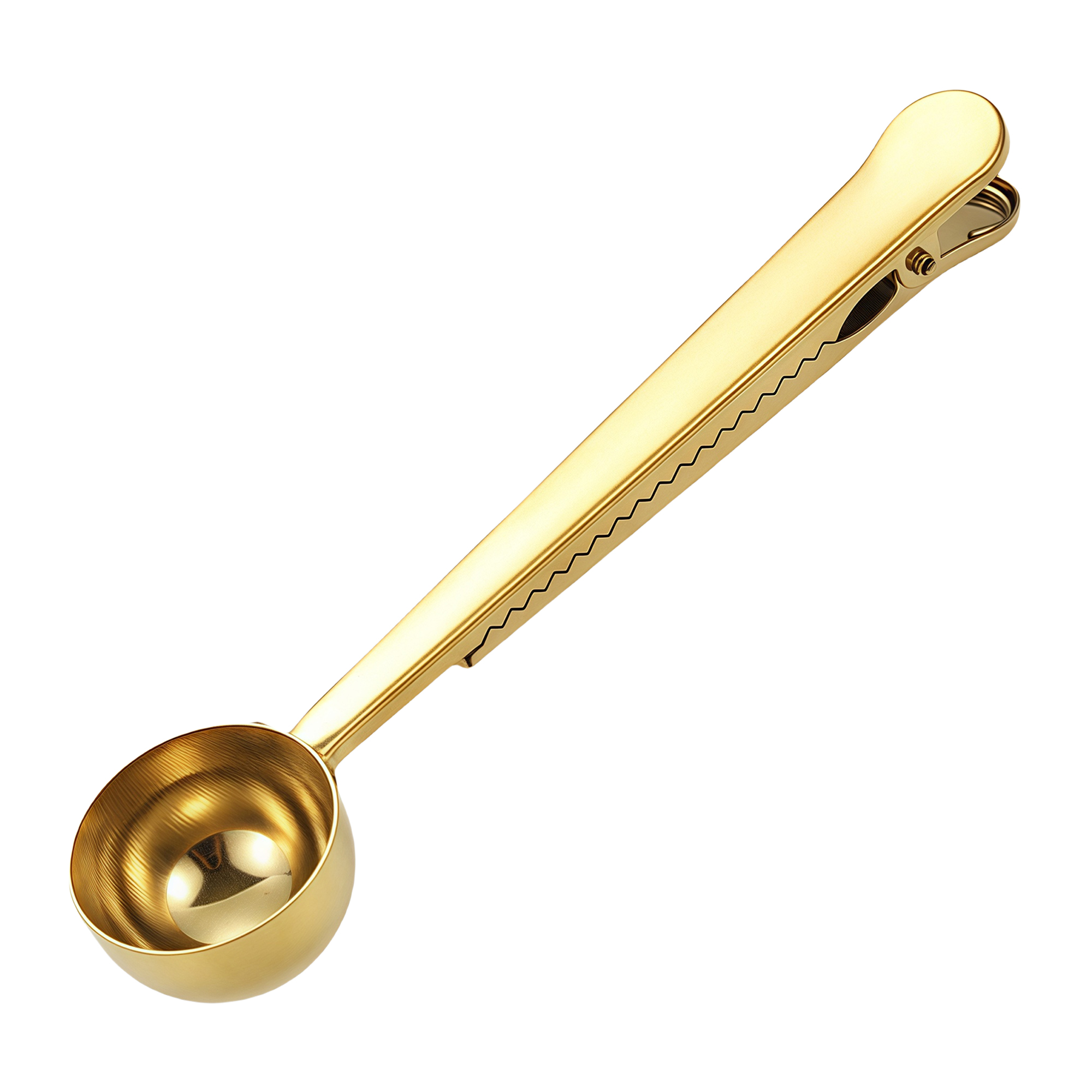 Stainless Steel Coffee Scoop Multi-Purpose Food Sealing Clip Measuring Spoon for Baking 4