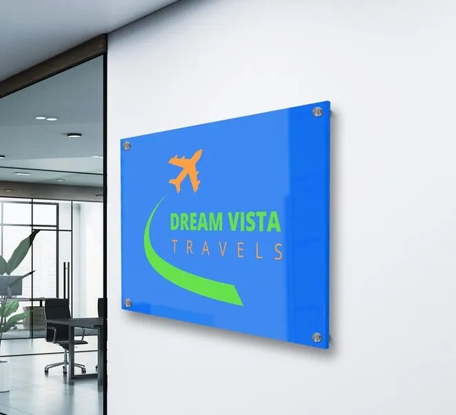Opaque Acrylic Sign (12" x 12"/Sqft) 5