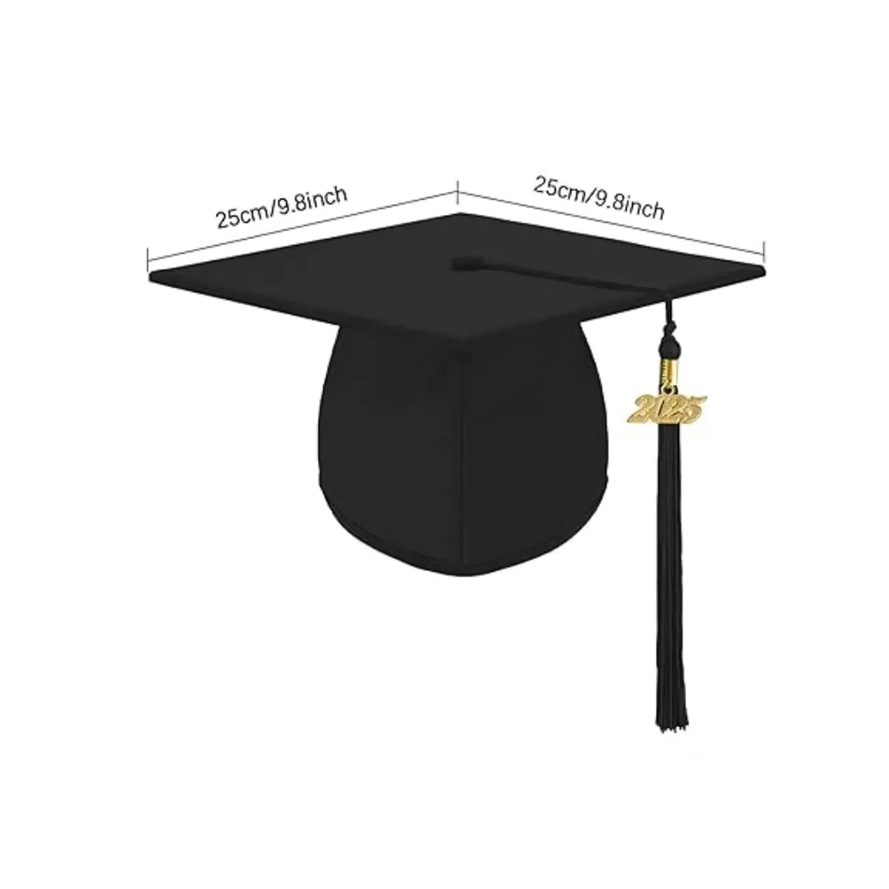 Unisex Matte Adult Graduation Cap with Tassel 2