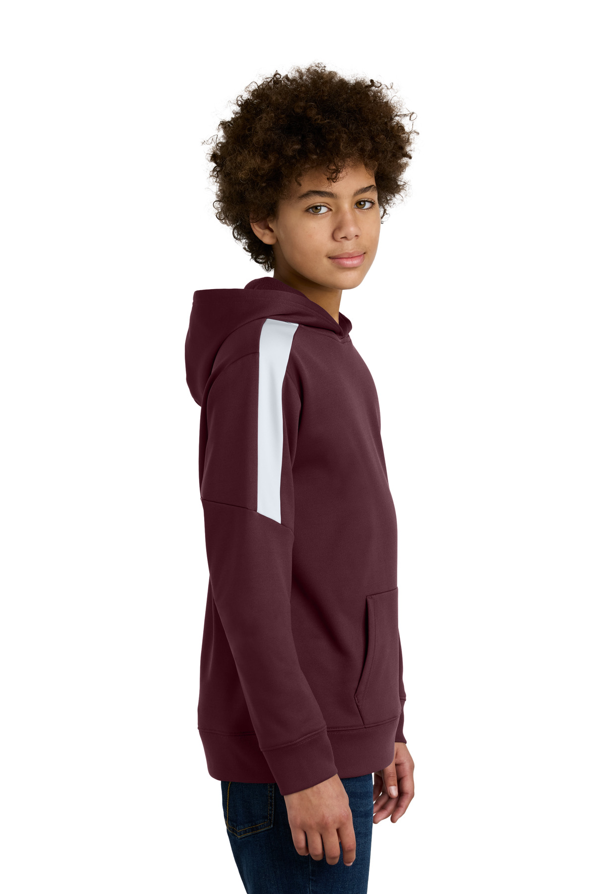 Sport-Tek Youth Sport-Wick Fleece United Pullover Hoodie YST255 8