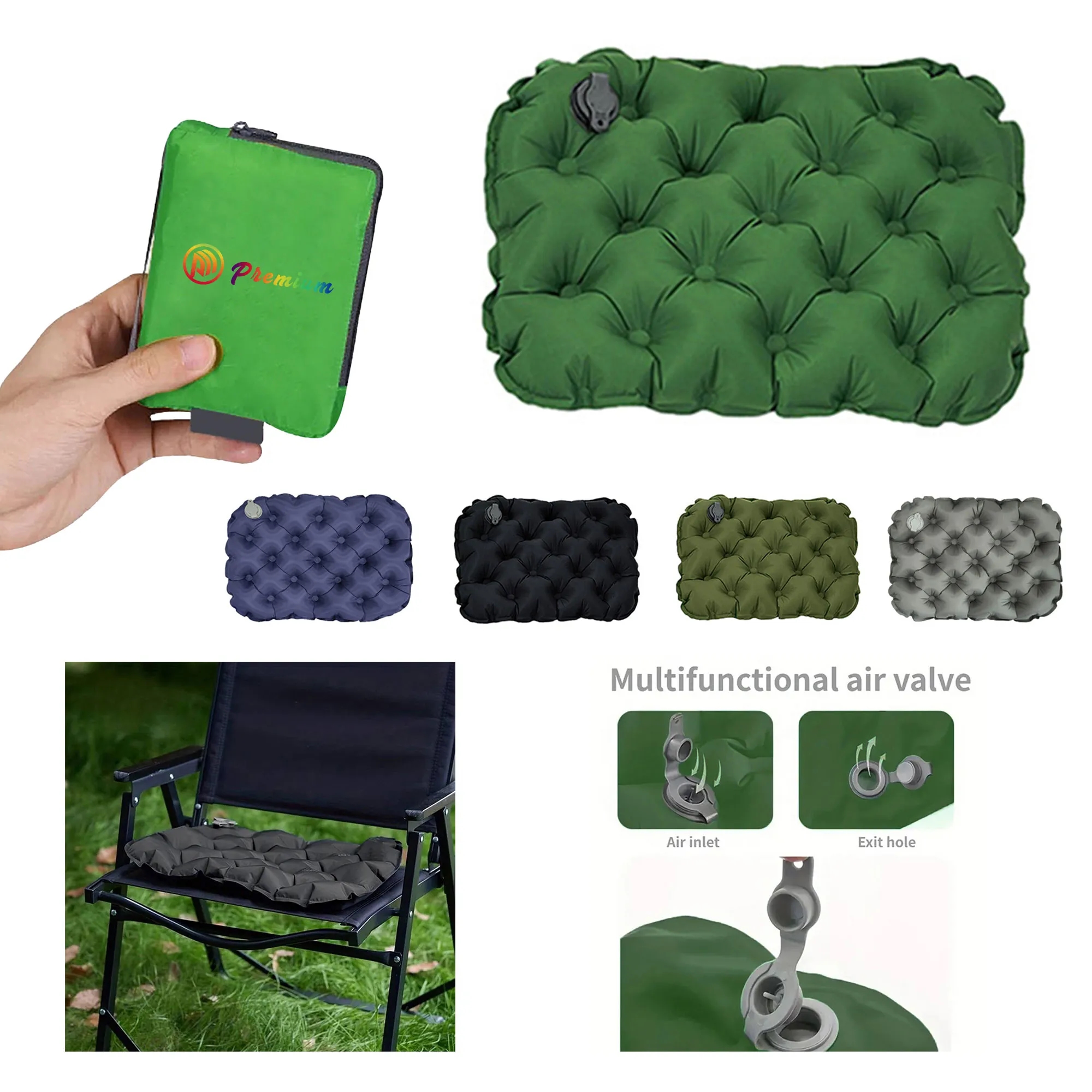 Outdoor Inflatable Cushions Foldable Stadium Seats 1