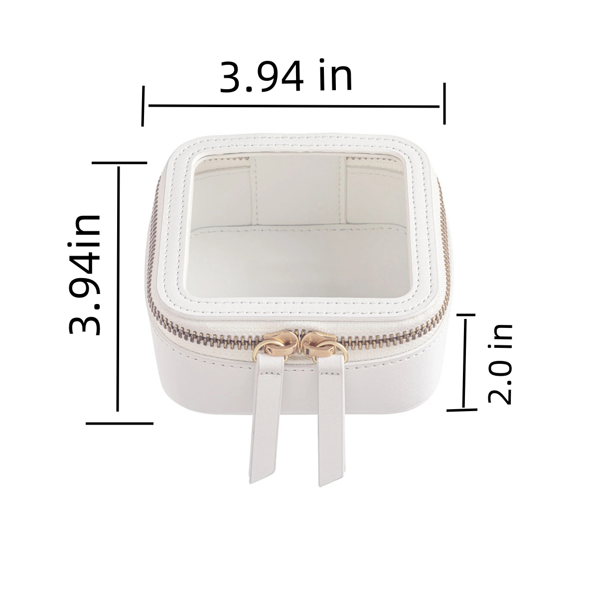 PU Leather Travel Makeup Bag – Portable & Spacious 12