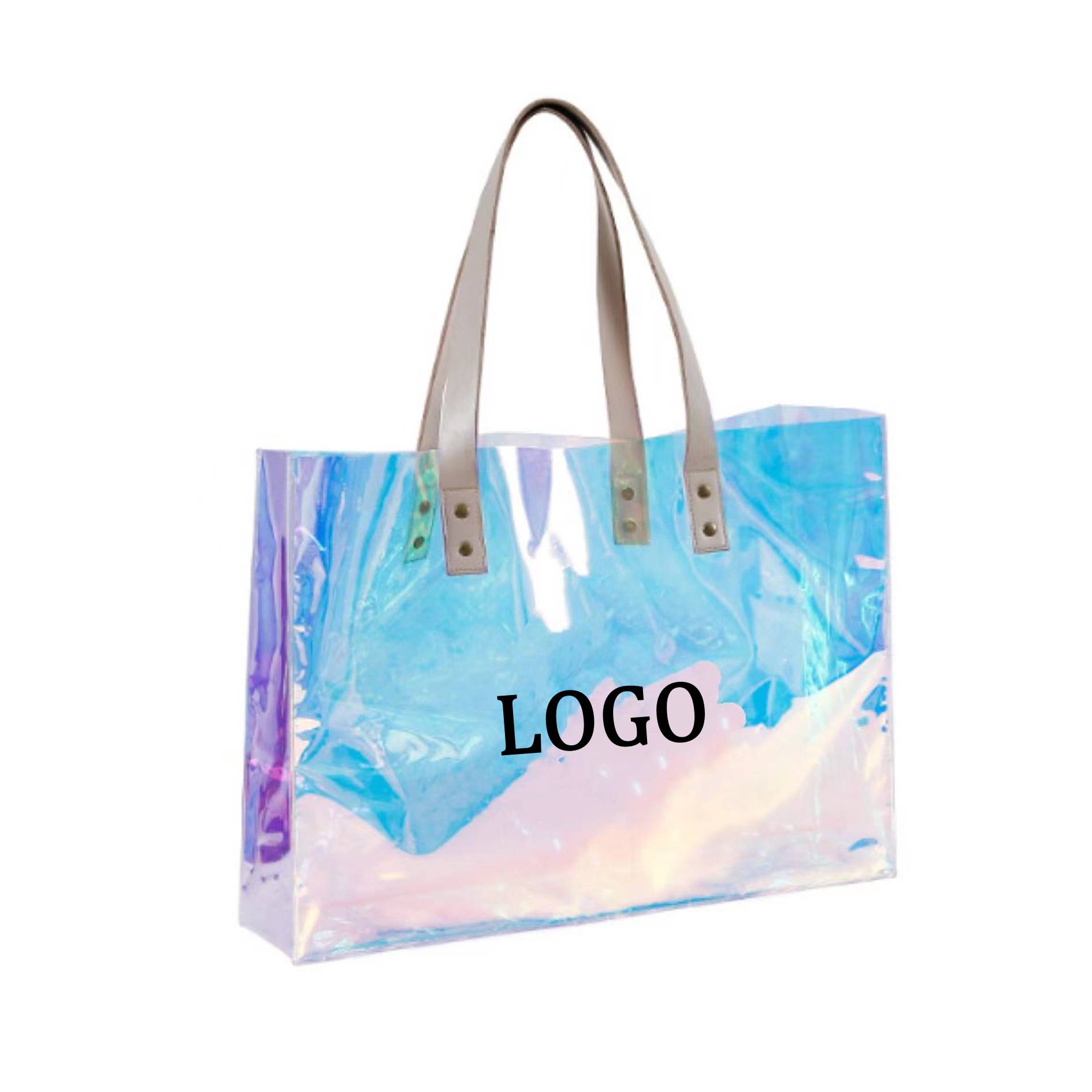 Holographic Clear Shopping Tote Bag 3