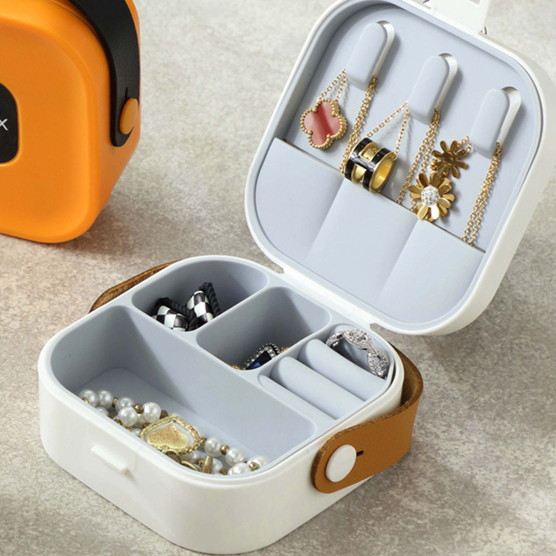 Multifunctional Mini Jewelry Storage Box 4