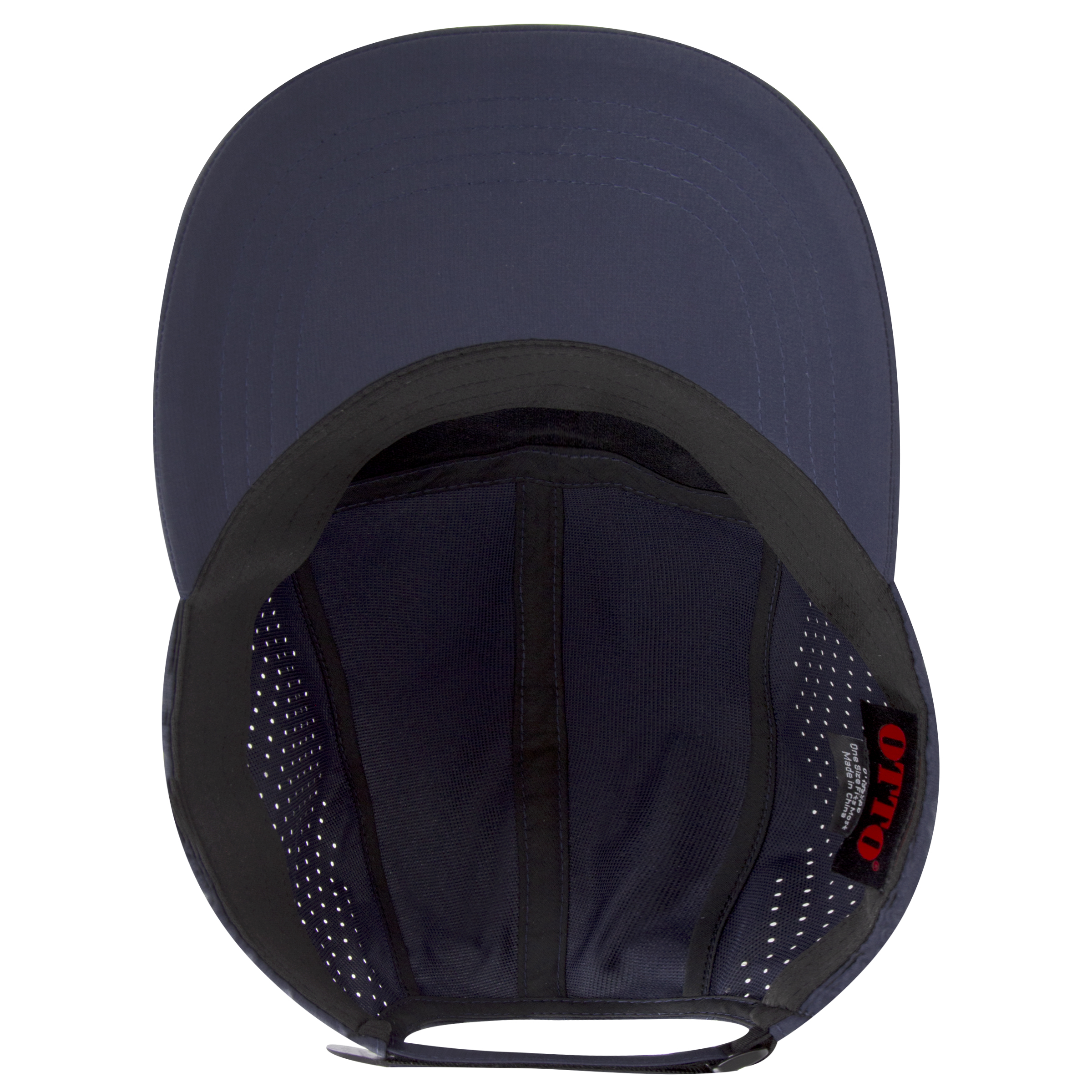 OTTO CAP 5 Panel Running Hat w/ Elastic Soft Visor 3