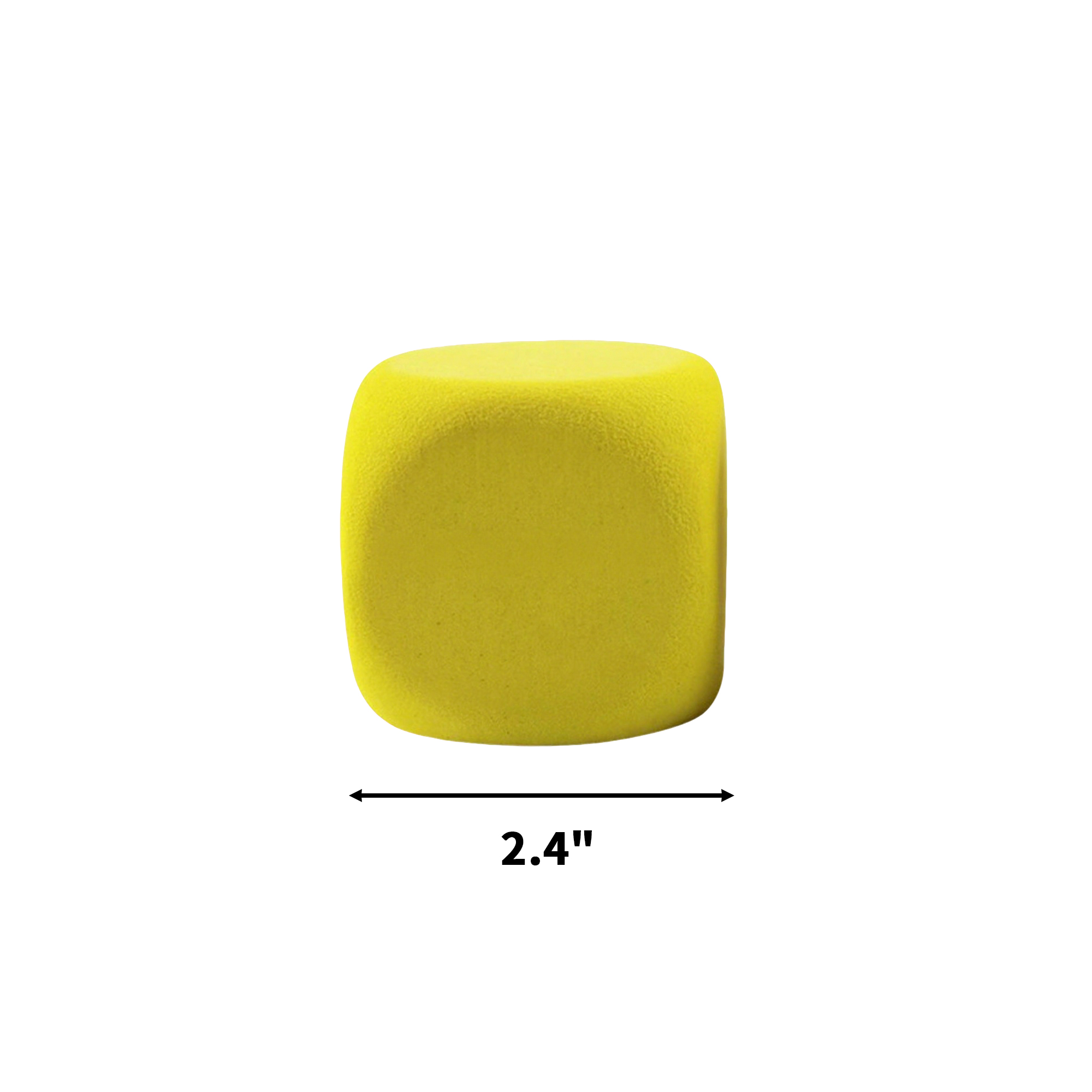 PU Foam Stress Cube 2.4" 2
