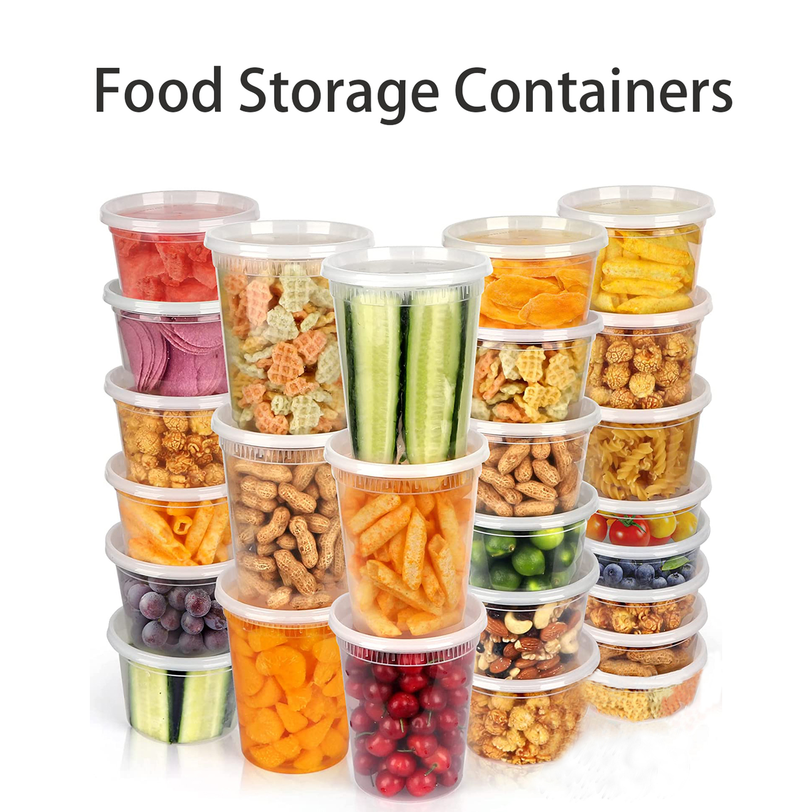 8 oz Food Storage Container with Lid
