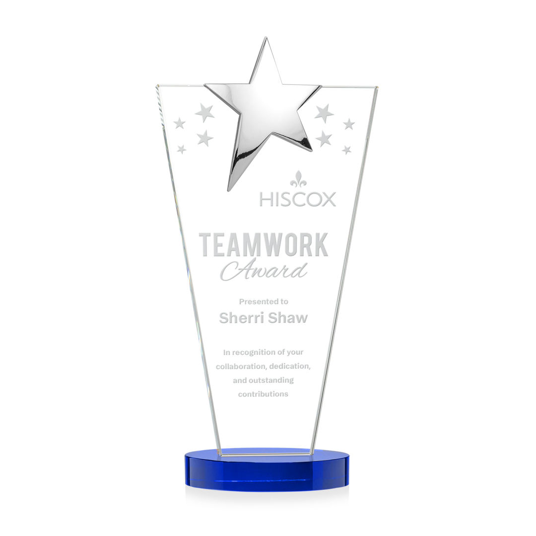 Mantella Chrome Star Award - Blue 4