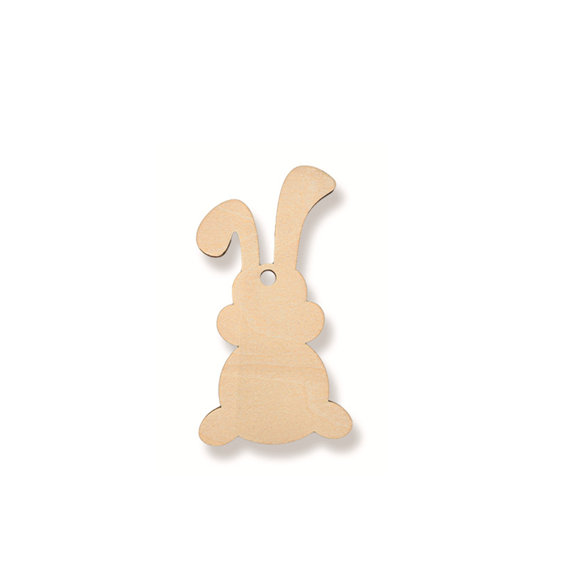 Natural Wood Christmas Tree Pendant 29