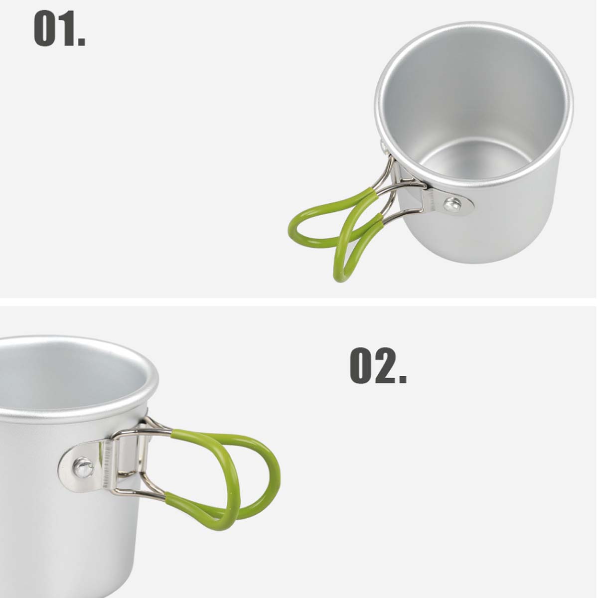 Versatile Outdoor Water Cup Coffee Folding Camping Mug 5