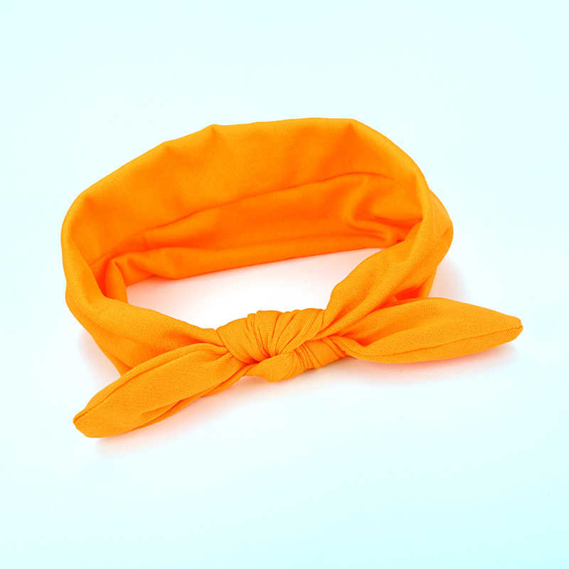 Head-wraps Hair Band Knotted Headband Rabbit Ears 16