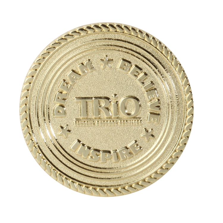 1.5" Brass Challenge Coin (No Color Fill) 6