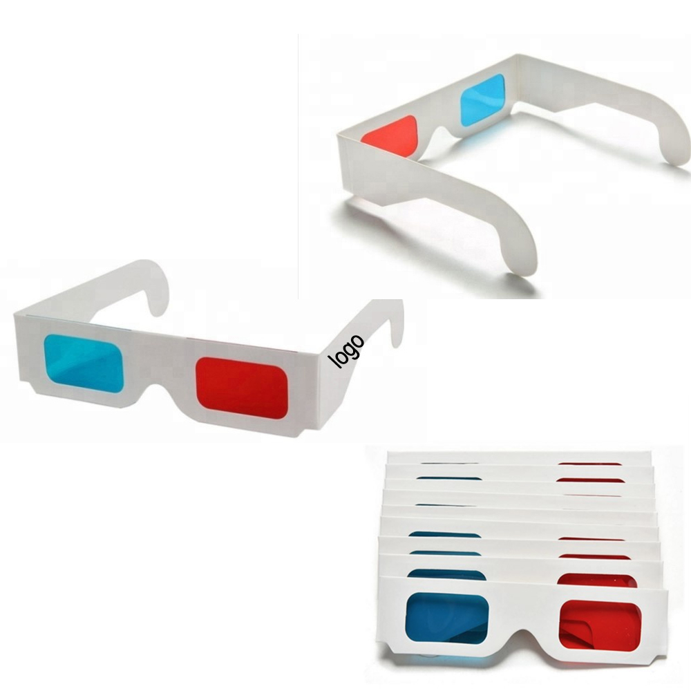 3D Red/Cyan Paper Glasses Card 2