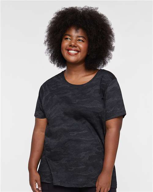 Women's Curvy Collection Fine Jersey Tee - 3816 62