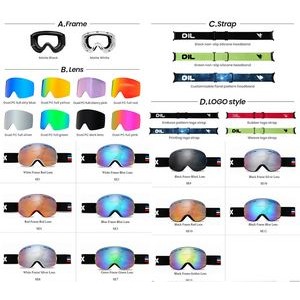 UV Protection Eyewear Outdoor Sports Unisex Ski Goggles 3