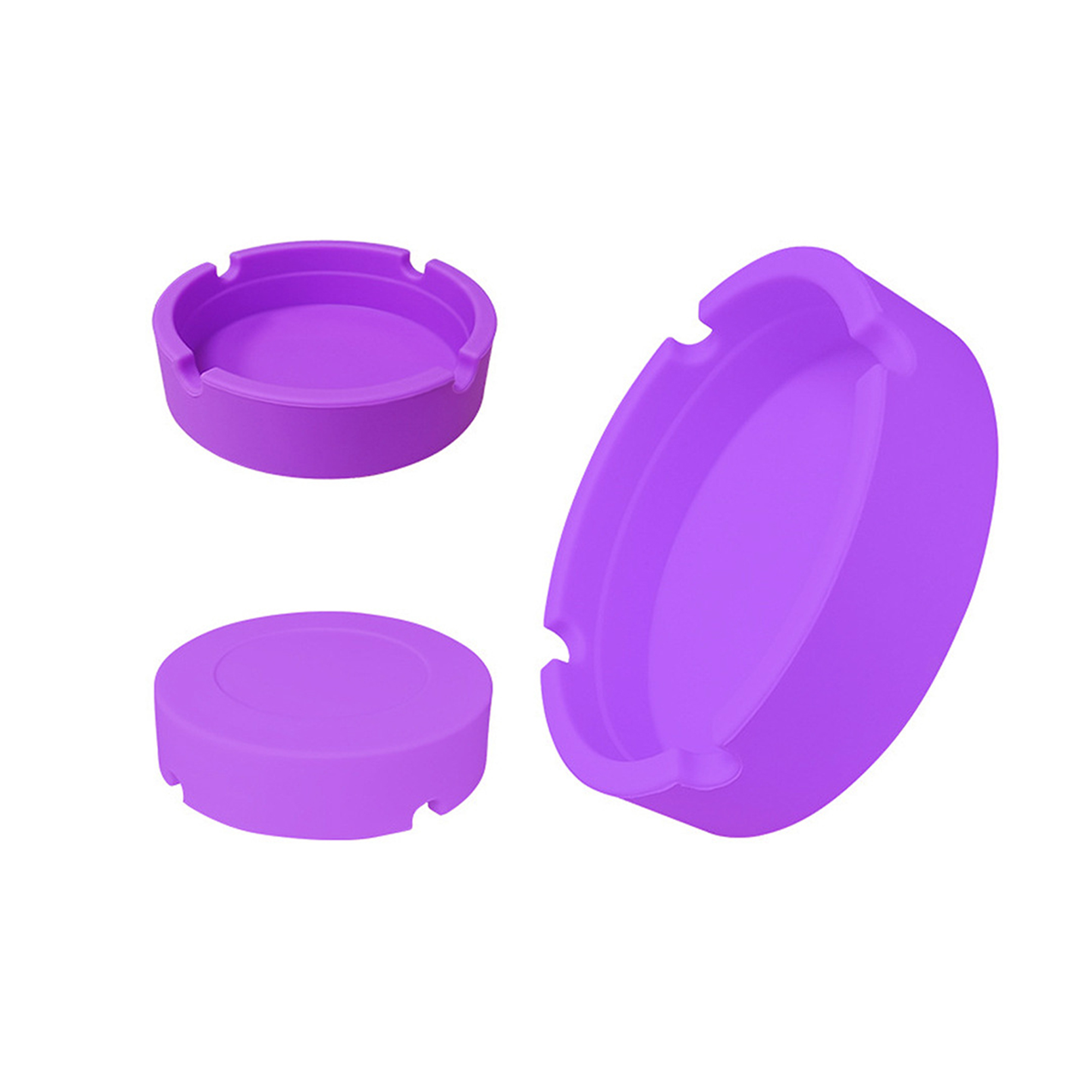 Silicone Heat-Resistant Ashtray 8