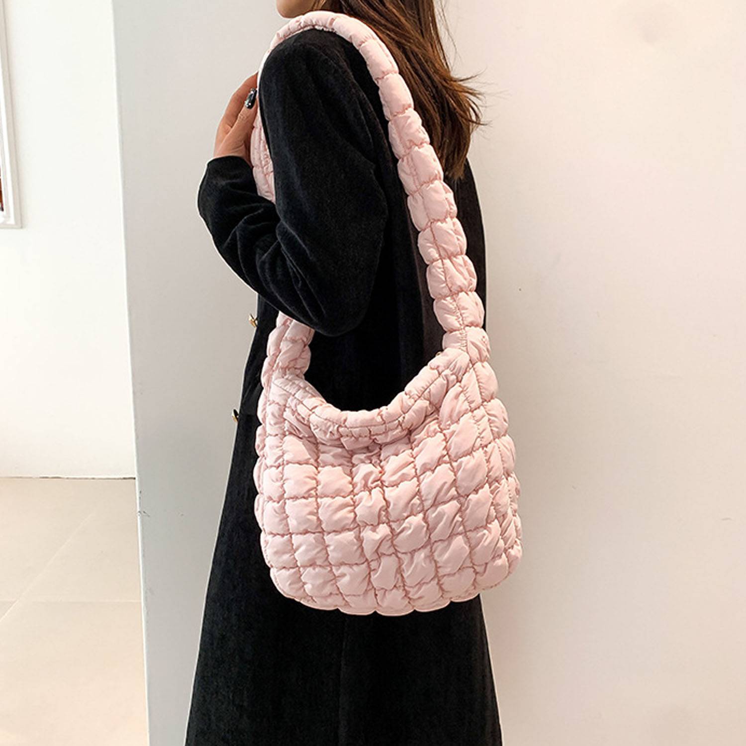 Women's Winter Warm Loose Knit Hat - With Brim" 3