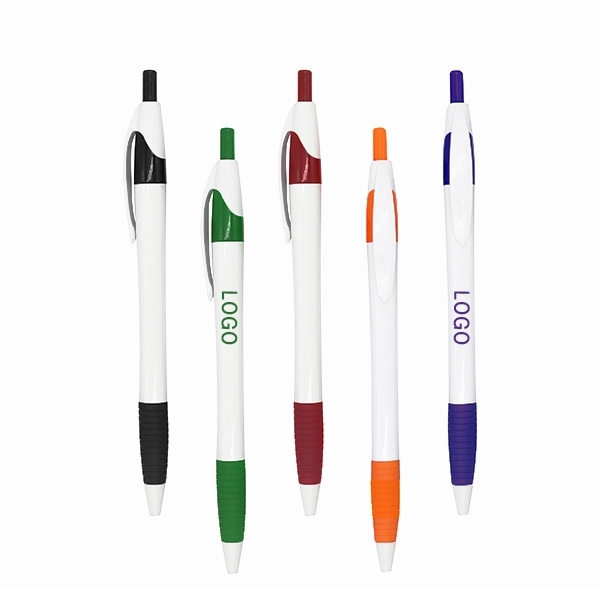 Logo Rubber Grip Slimster Pens 1