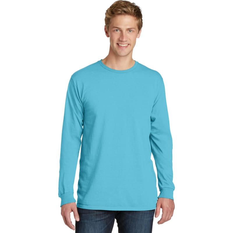 Port & Company Beach Wash Garment-Dyed Long Sleeve Tee 90