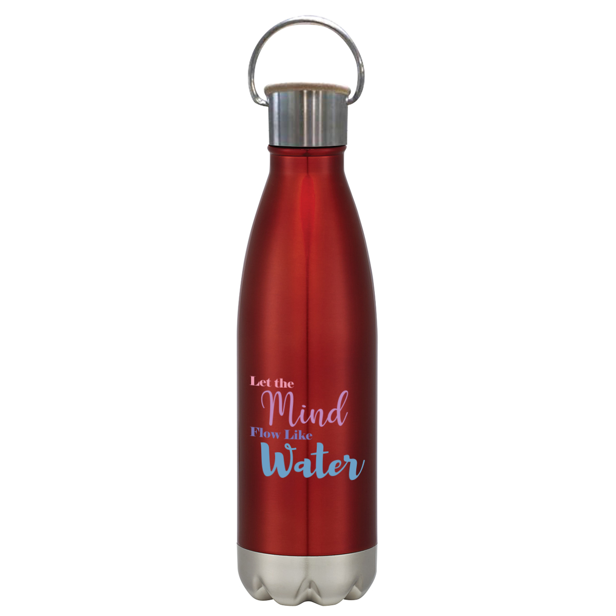 16 Oz. Swiggy Stainless Steel Bottle With Bamboo Lid, custom water bottle with logo imprint 11