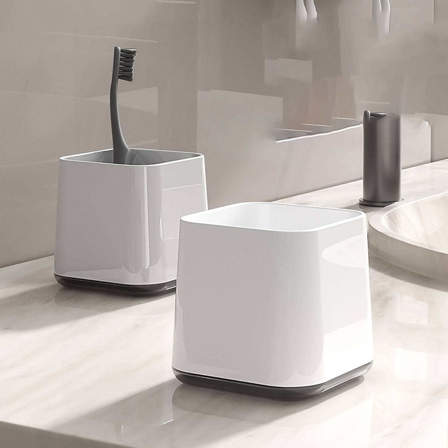Toothbrush Holder with Rinse Cup 4