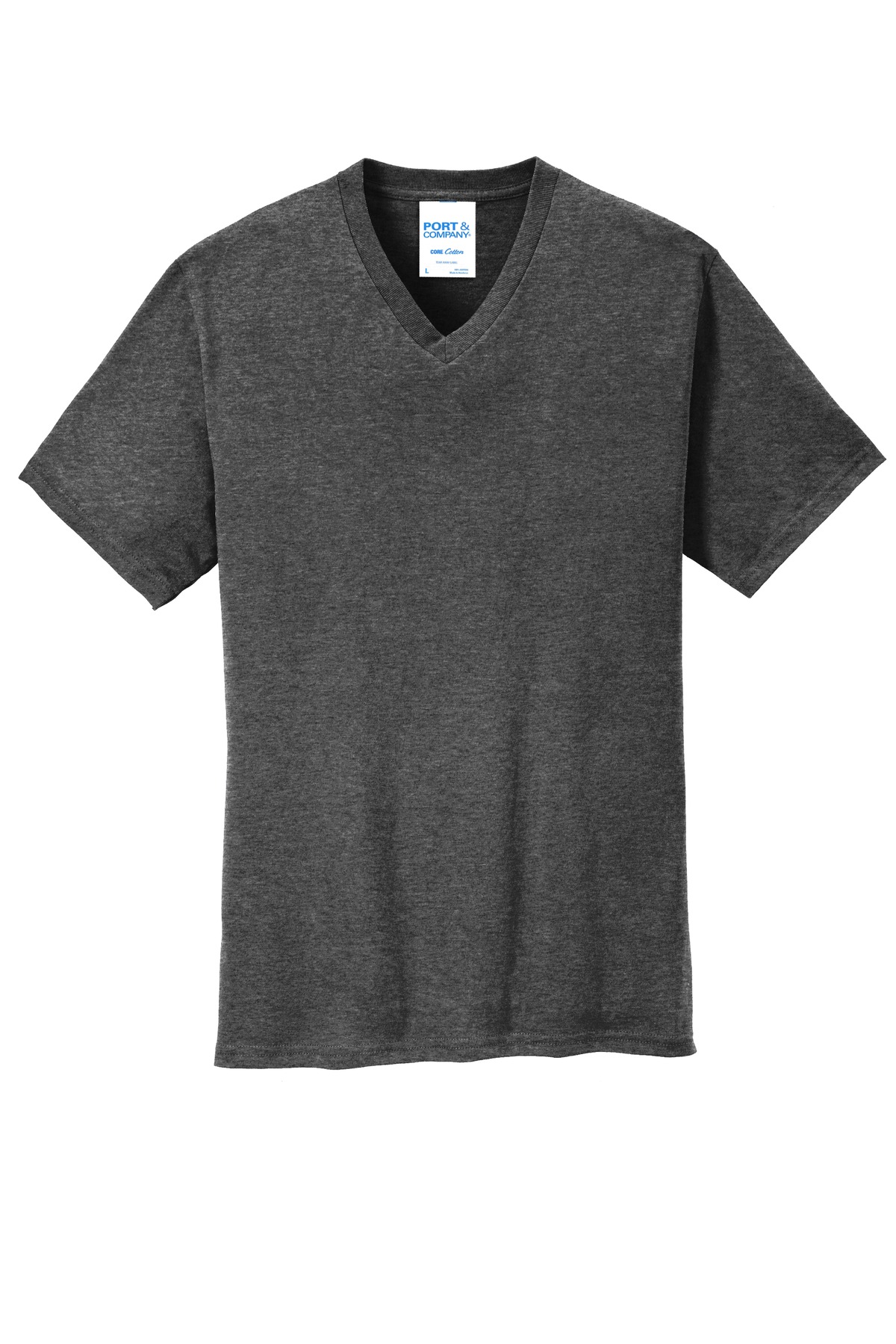 Port & Co Core Cotton V-Neck Tee. PC54V 17