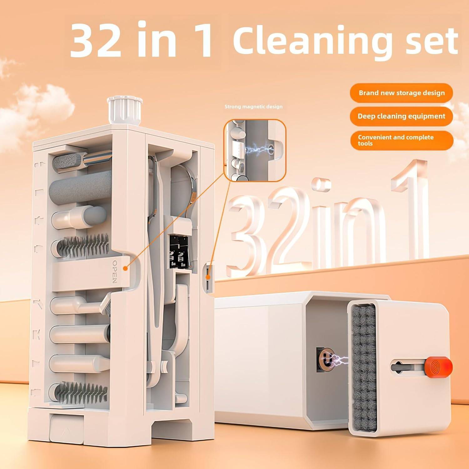 Convenient Multifunctional Electronic Device Cleaning Kit 12