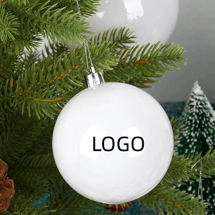 Christmas tree environmentally friendly plastic accessories small white balls 1