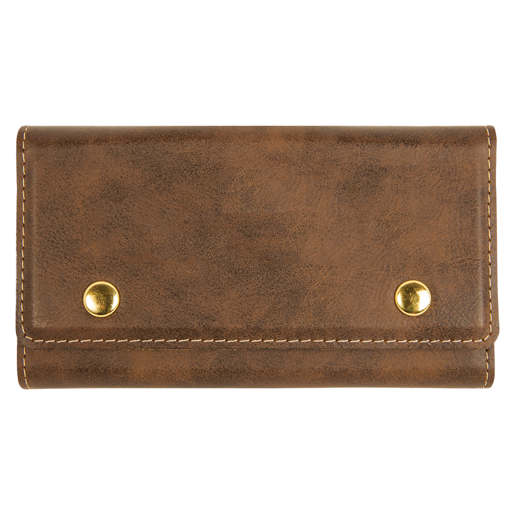 Rustic/Gold Leatherette Card & Dice Set 4