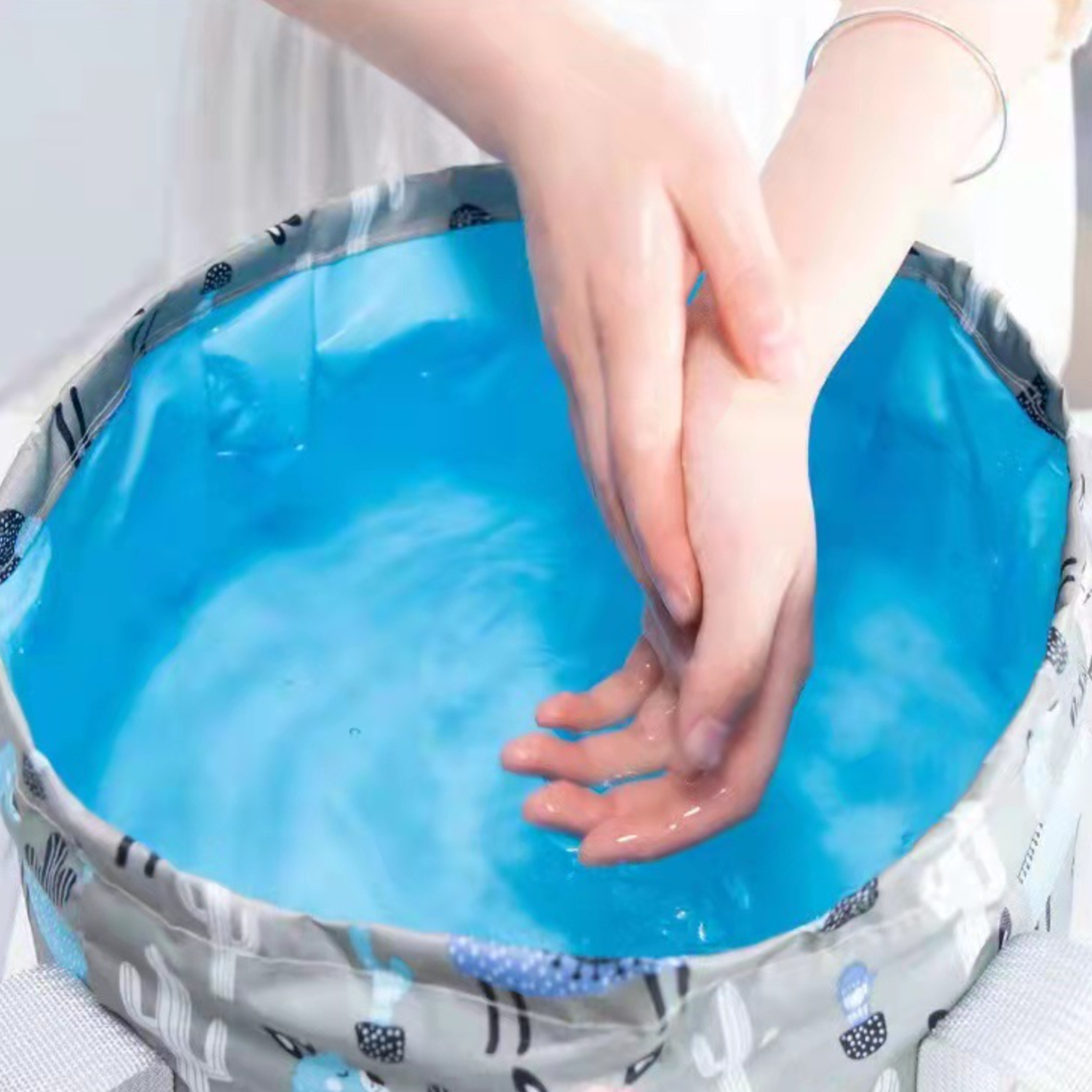 Travel Portable Folding Foot Bath Basin 7